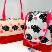 Load image into Gallery viewer, Large drawstring bag - Sheepies
