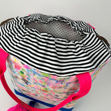 Load image into Gallery viewer, Large drawstring bag -Drop cloth collection.
